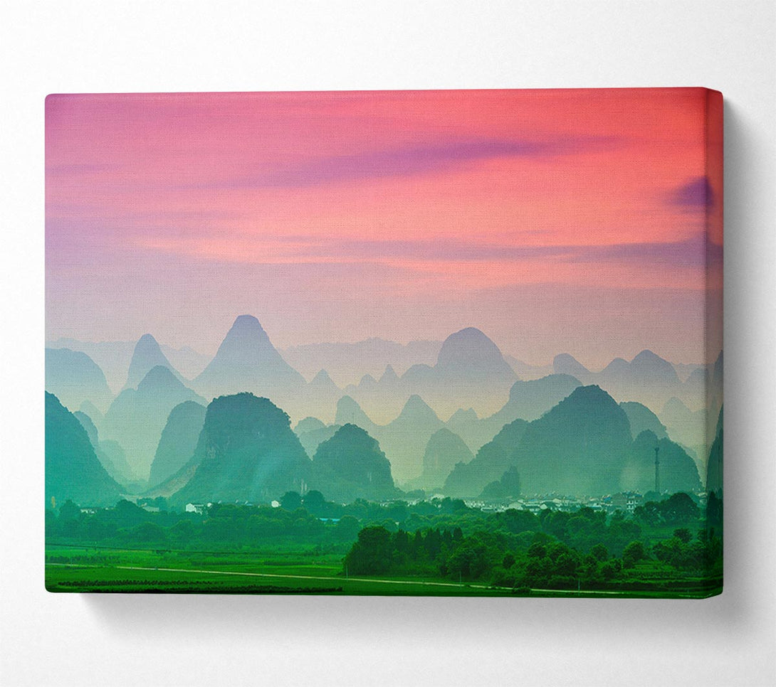  A Canvas Print of Green Splendor Canvas Wall Art