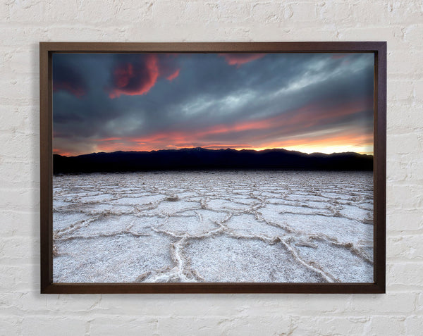 Ice Desert Framed Print