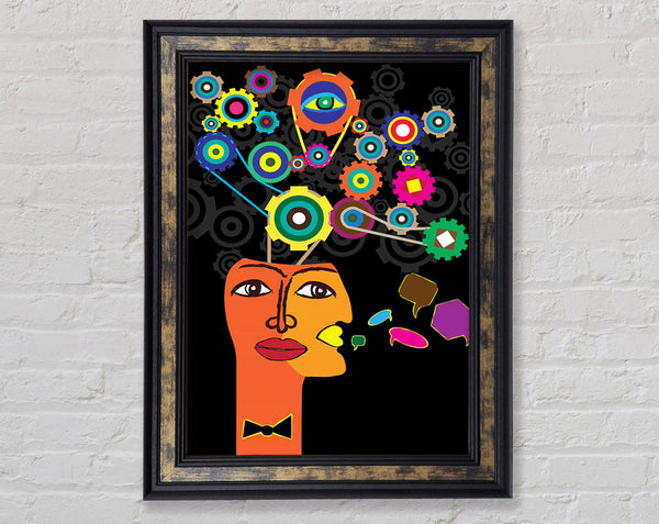 Twin Time Piece Framed Print
