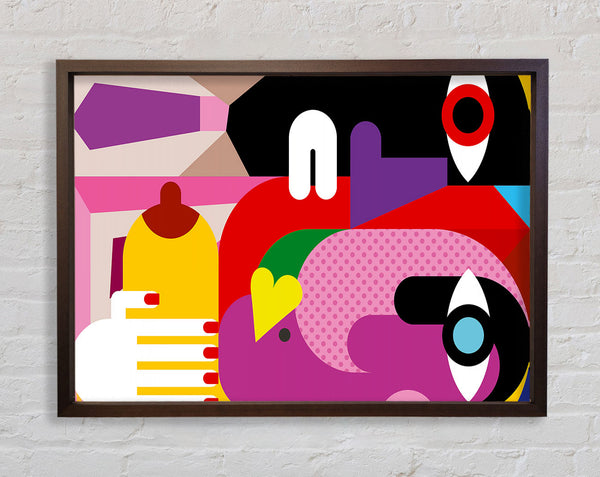 His And Hers Love Framed Print