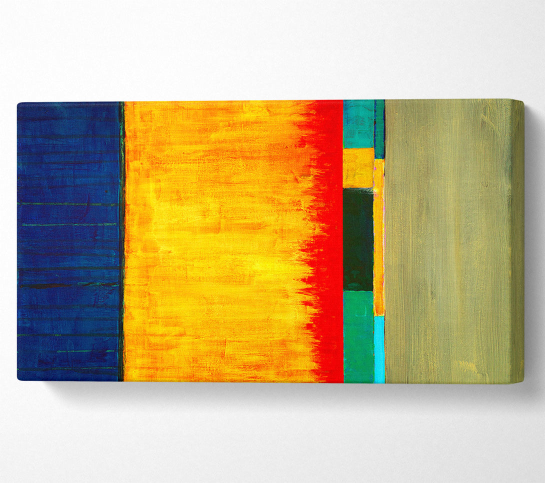  A Canvas Print of Fire Lines Canvas Print