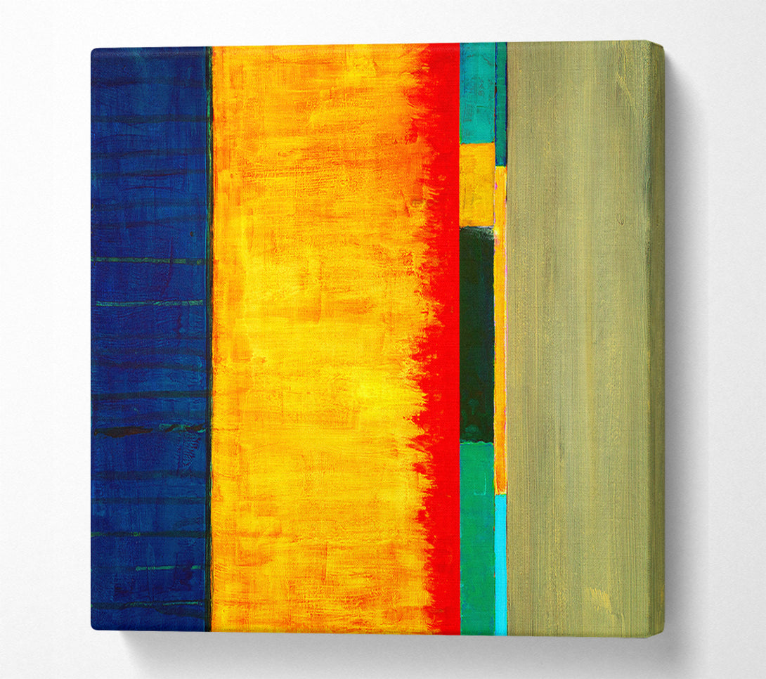  A Canvas Print of Fire Lines Canvas Print