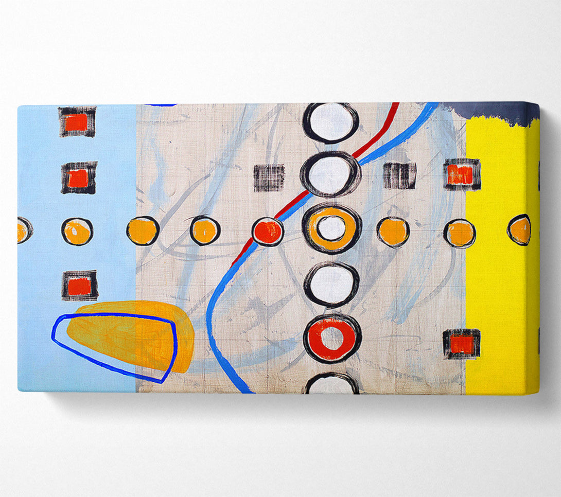  A Canvas Print of All Circles And Squares Canvas Wall Art
