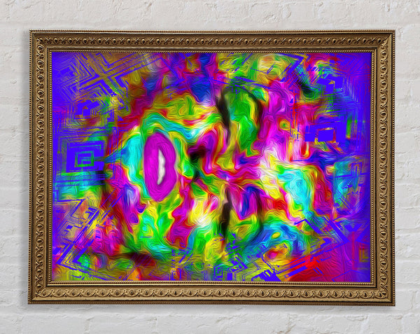Marilyn Monroe Rainbow Framed Print