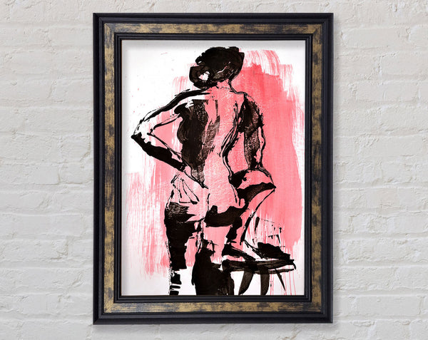 Nude Modeling Framed Print