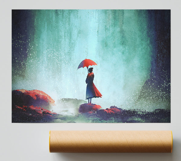 Waterfall Love Giclee Print