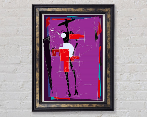 Fashion Crazy Framed Print