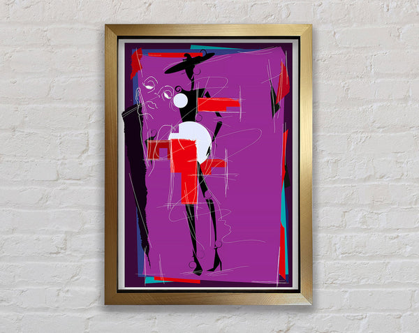 Fashion Crazy Framed Print