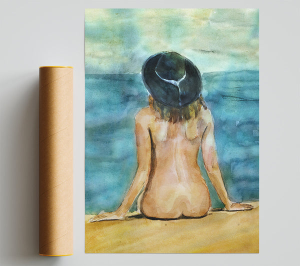 Nudist Beach Poster