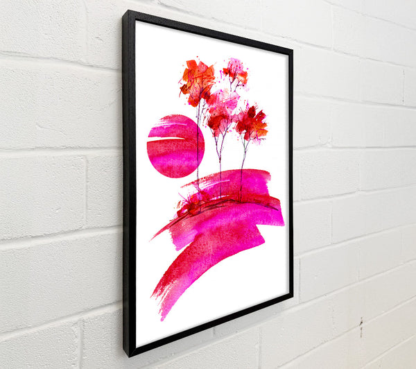 Pink Sun Trees