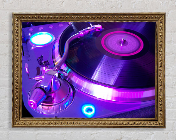 DJ Lights Framed Print