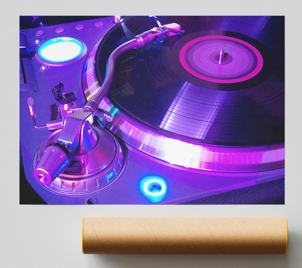 Dj Lights Giclee Print