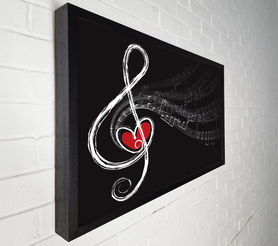  A Canvas Print of For The Love Of Music Canvas Print