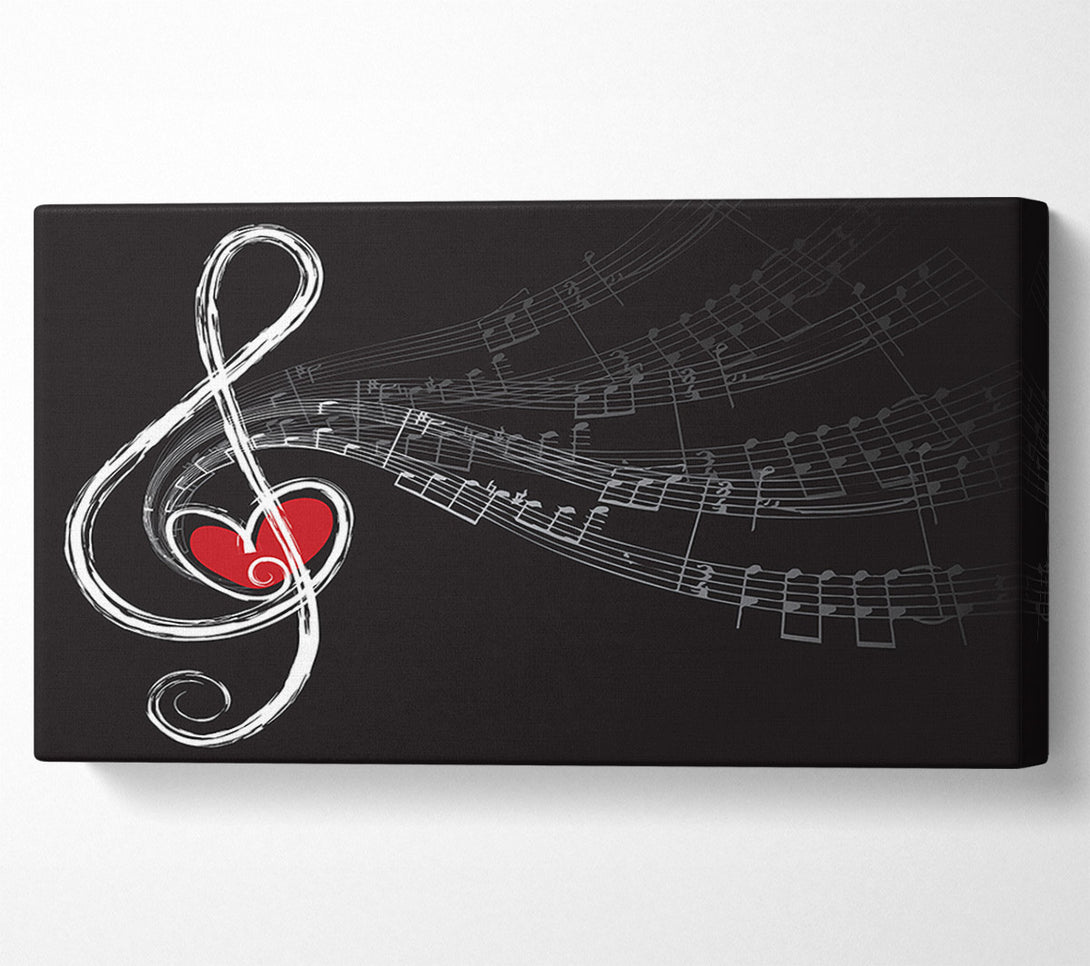  A Canvas Print of For The Love Of Music Canvas Print