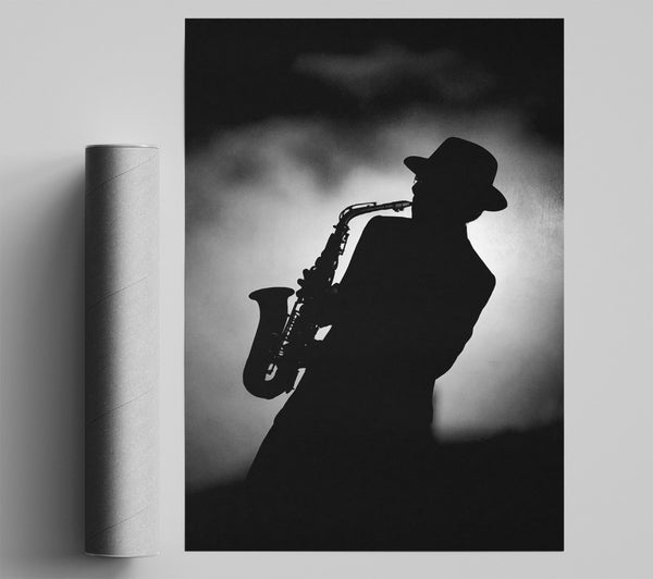 Jazz Player 1 Print