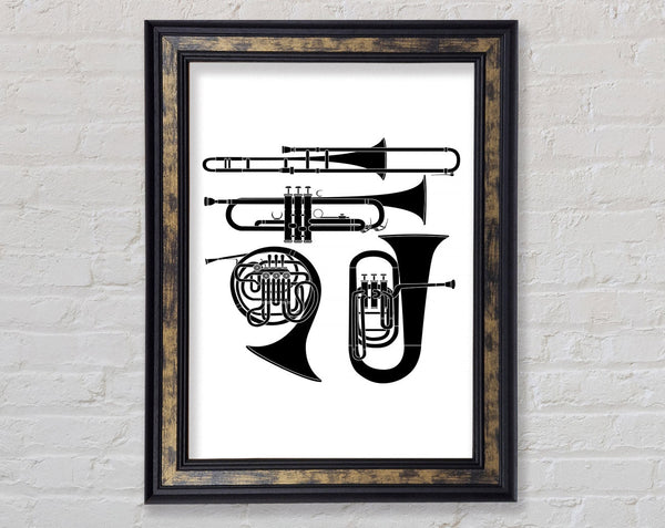 Wind Instruments Framed Print
