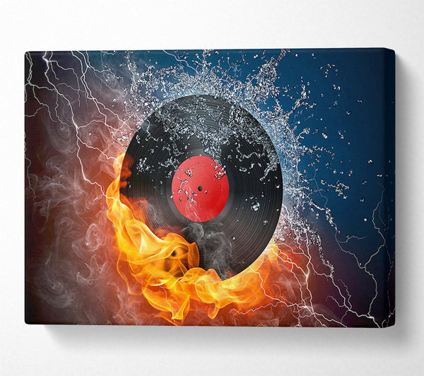  A Canvas Print of Albumn On Fire Canvas Print