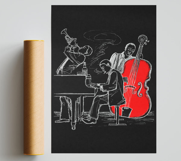 Playing The Blues 3 Print