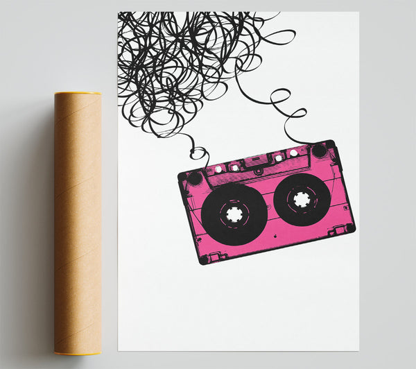 Pink Tape Print