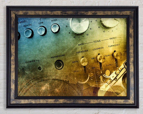 Amp It Up Framed Print