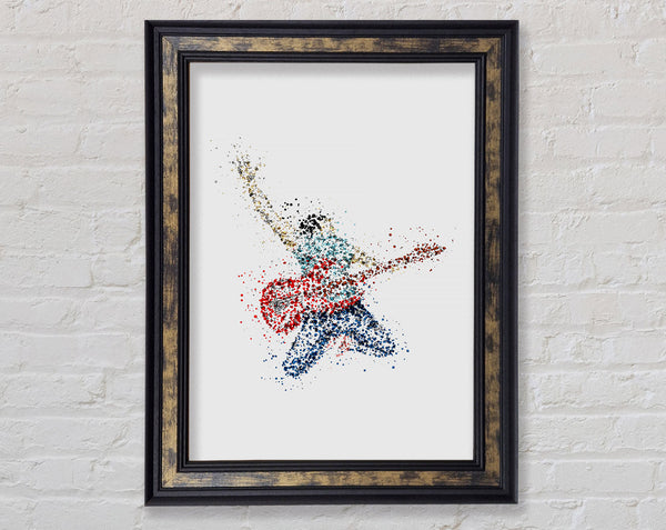 Guitar Hero Framed Print