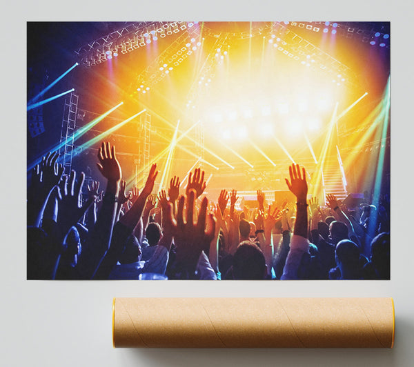 Fans At The Show Poster