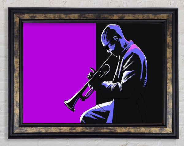 Trumpet Player Framed Print