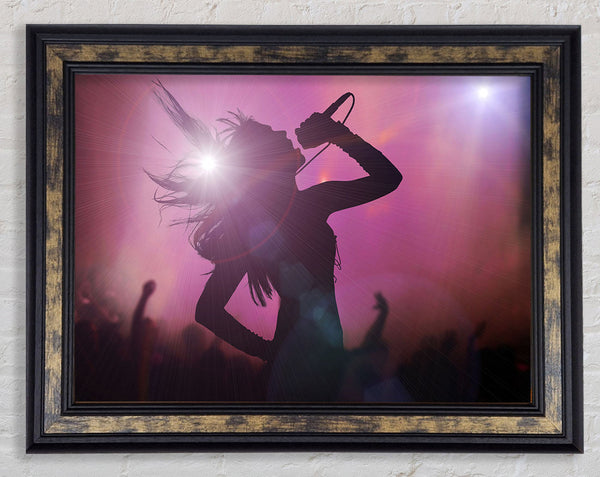 Rock Goddess Framed Print