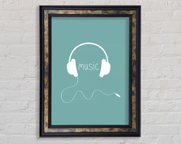 Music Between The Ears Framed Print