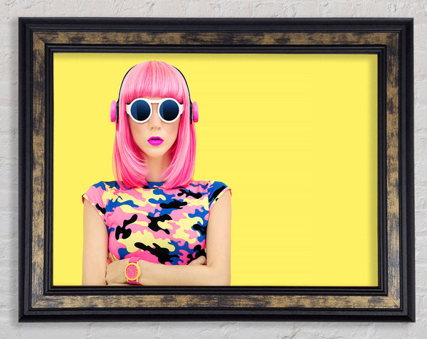 Loving The Tunes Framed Print