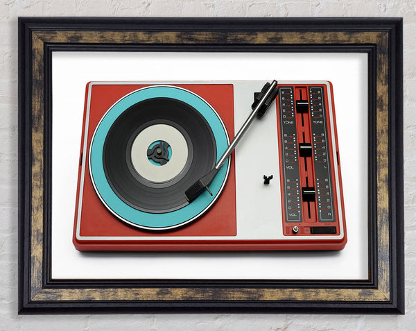Retro Record Player 2 Framed Print