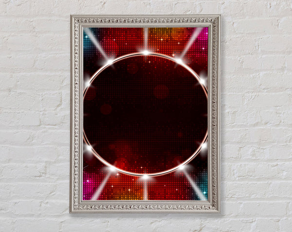 Disco Ball Framed Print