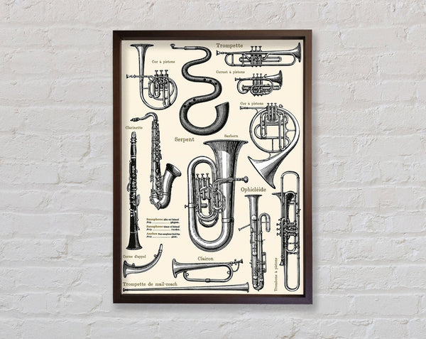 Brass Section Framed Print