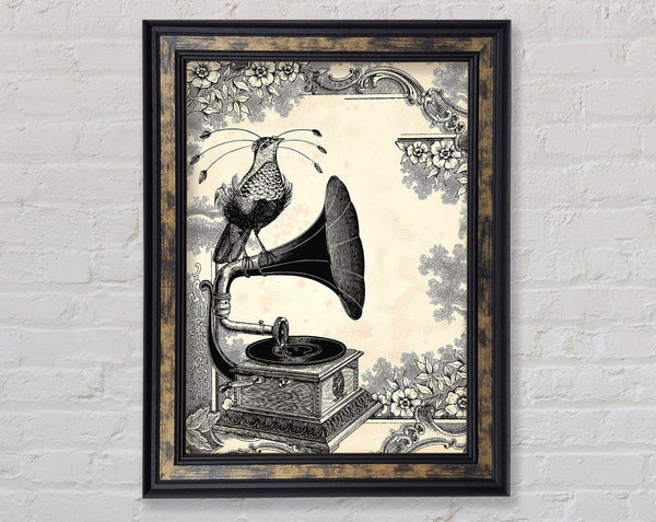 First Record Players Framed Print
