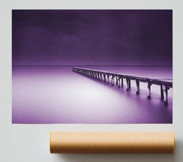 Purple Calm Print