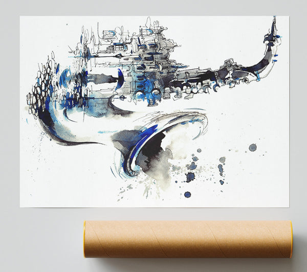 Saxophone City Poster