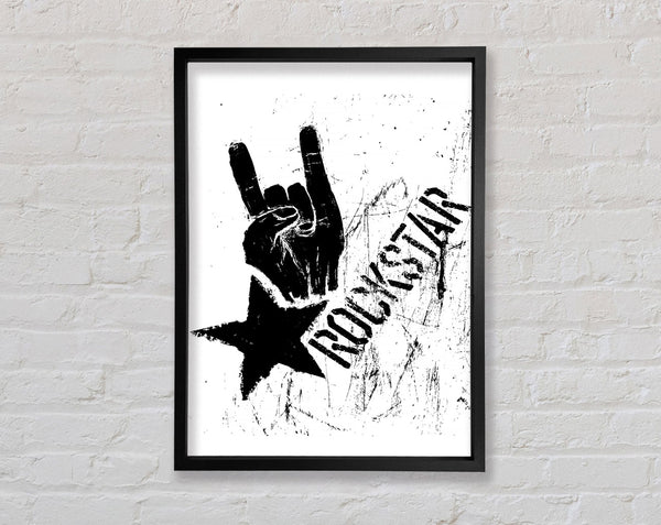 Rockstar Framed Print