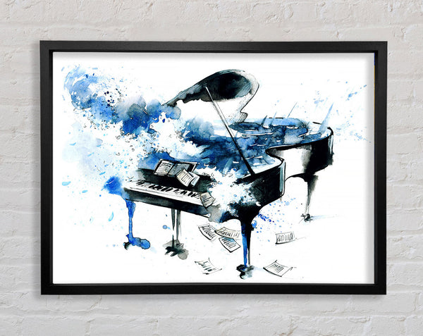 Piano Blues Framed Print