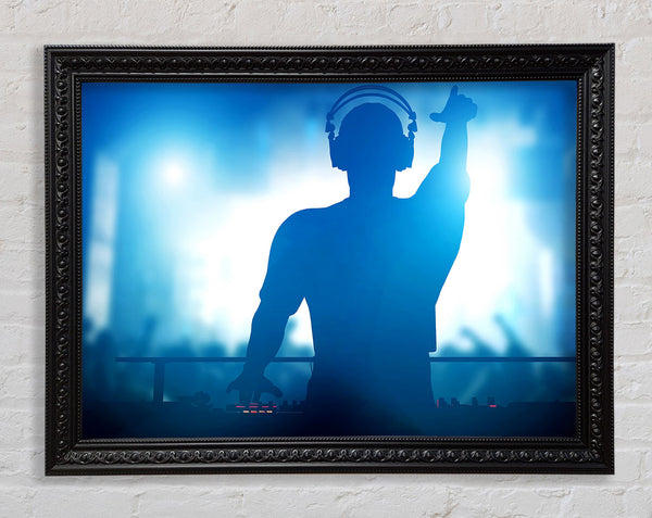 DJ Blues Framed Print