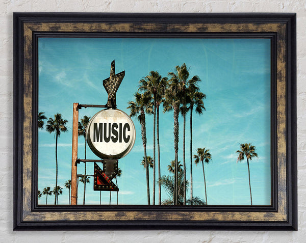 Music This Way Framed Print