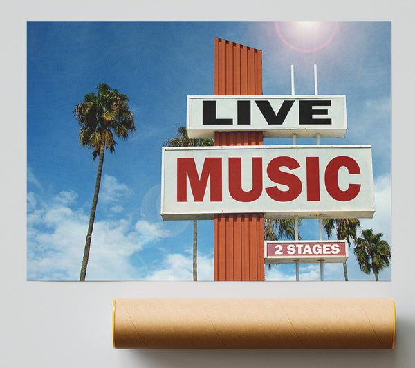 Live Music Venue Giclee Print