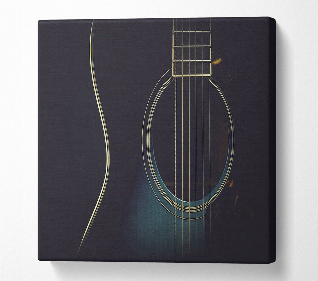  A Canvas Print of Gibson Acoustic Guitar Canvas Print