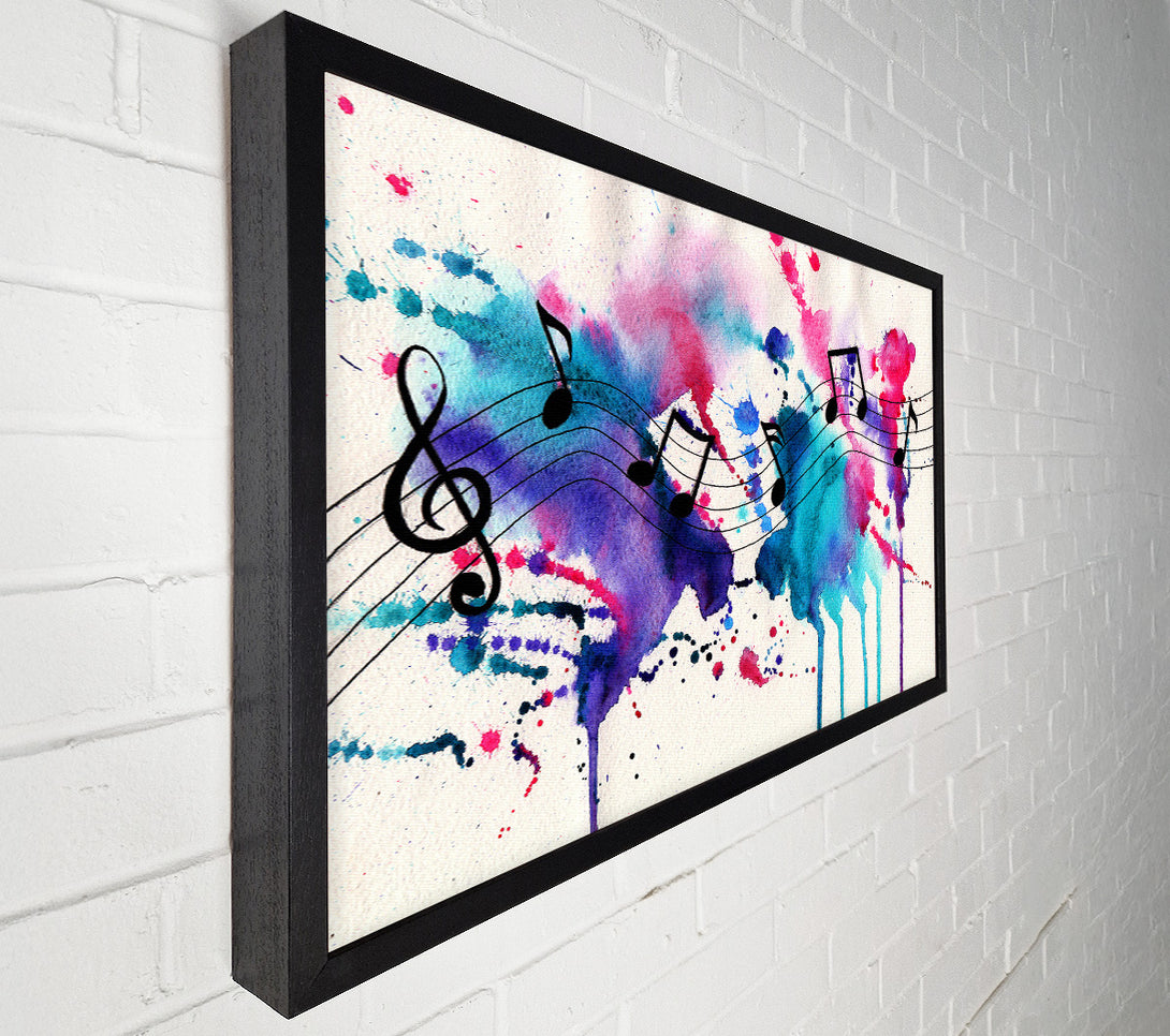  A Canvas Print of Musical Notes 1 Canvas Art