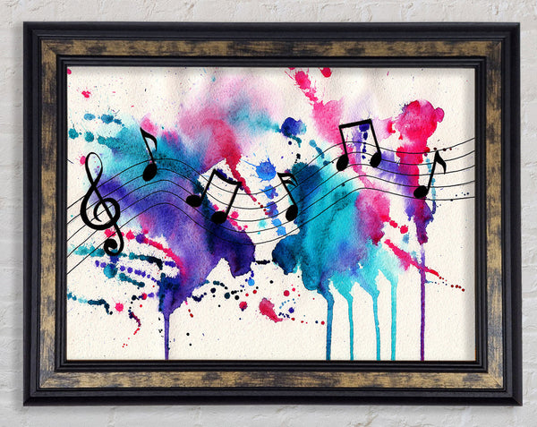 Musical Notes 1 Framed Print