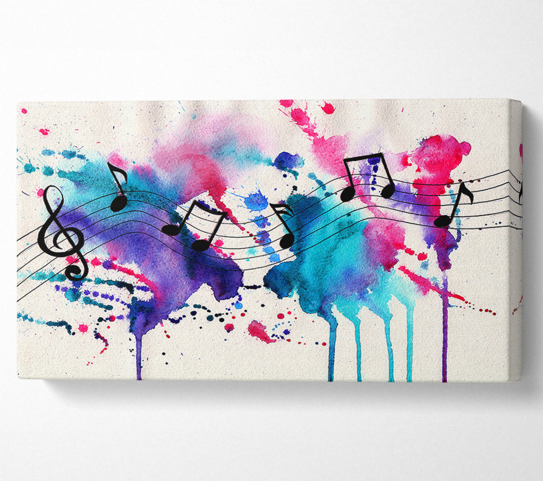 A Canvas Print of Musical Notes 1 Canvas Art
