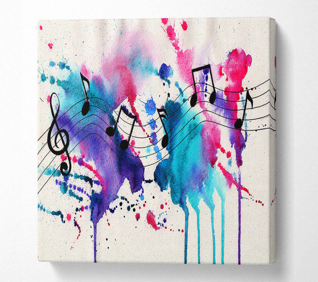  A Canvas Print of Musical Notes 1 Canvas Art