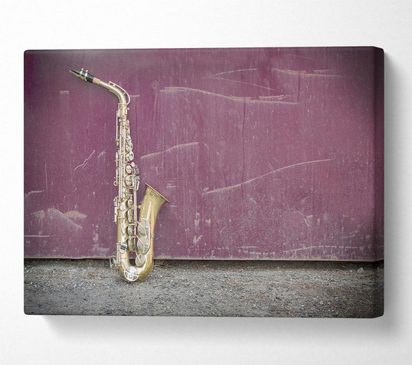  A Canvas Print of Saxophone Canvas Wall Art