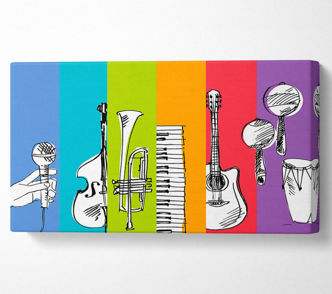  A Canvas Print of The Bands Passion Canvas Print