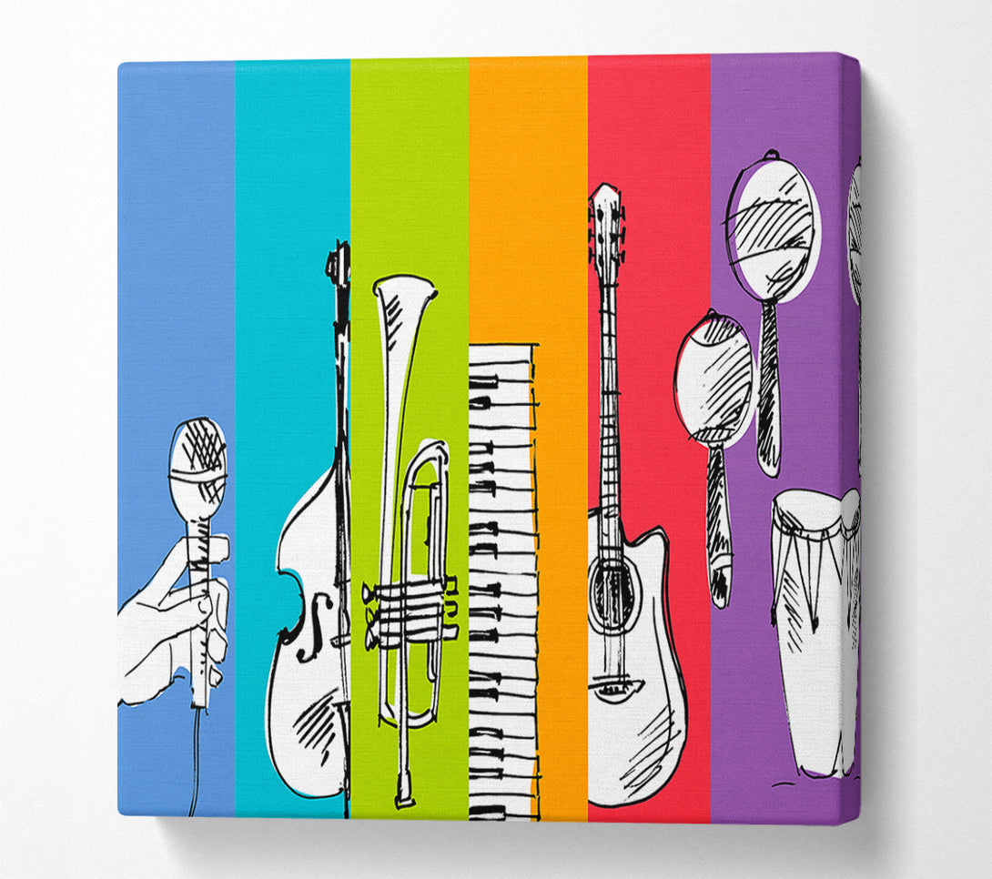  A Canvas Print of The Bands Passion Canvas Print