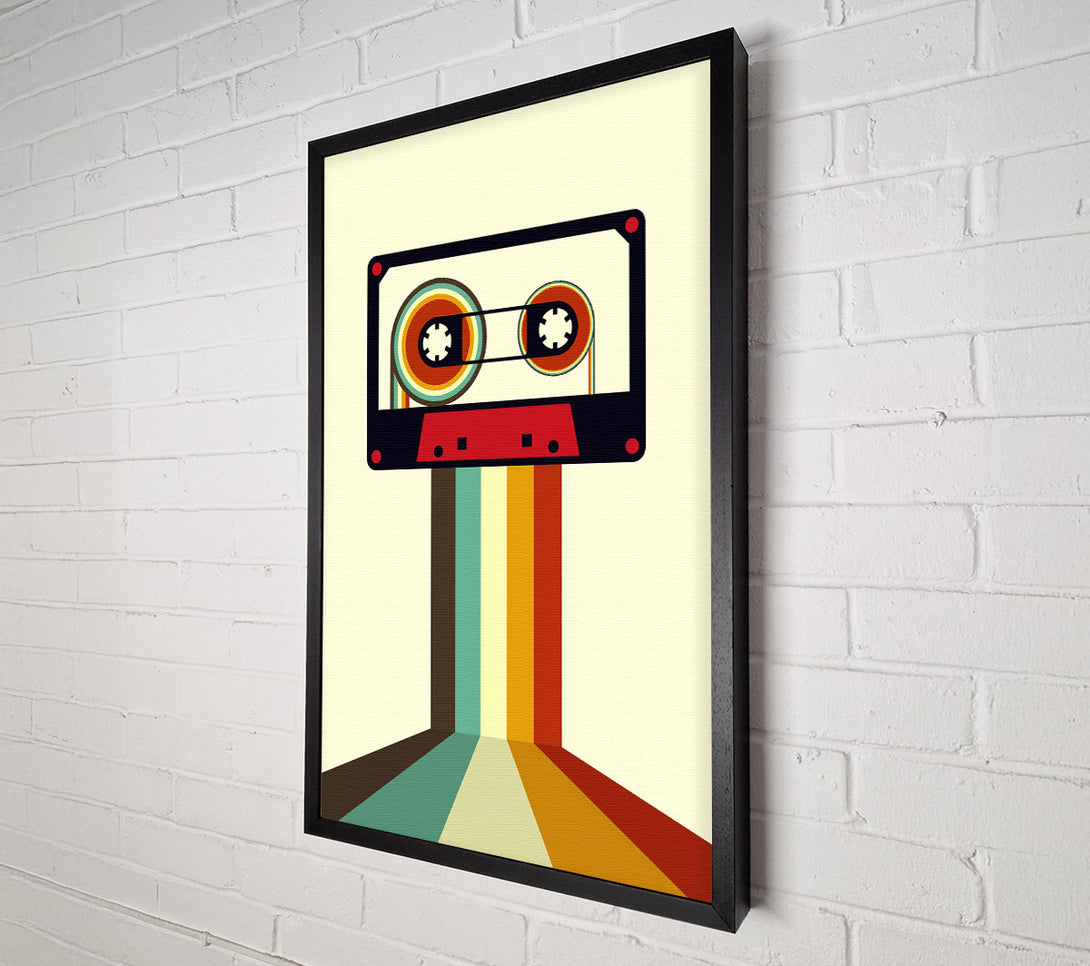  A Canvas Print of Retro Tape 1 Canvas Print
